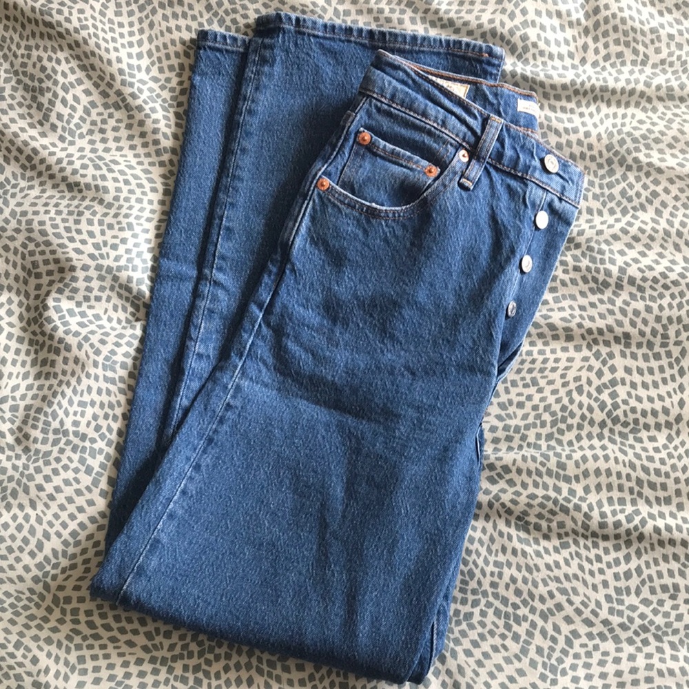 Levi's Blue Straight Leg Women's Jeans